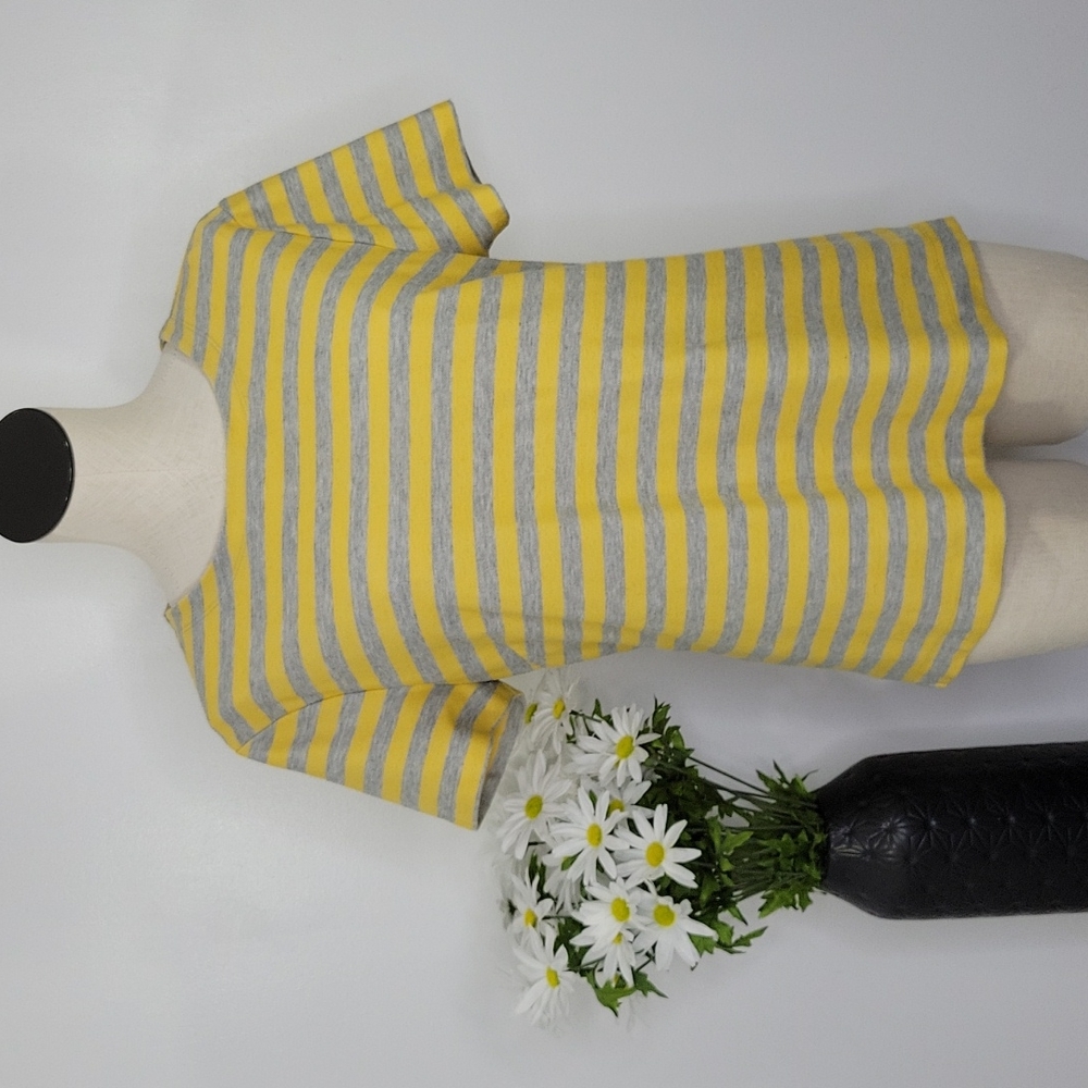 Banana Republlc Striped Short Sleeve Top SZ L